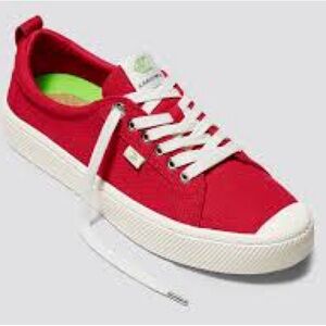 CARIUMA OCA Low Red Canvas Sneaker Sz 7.5